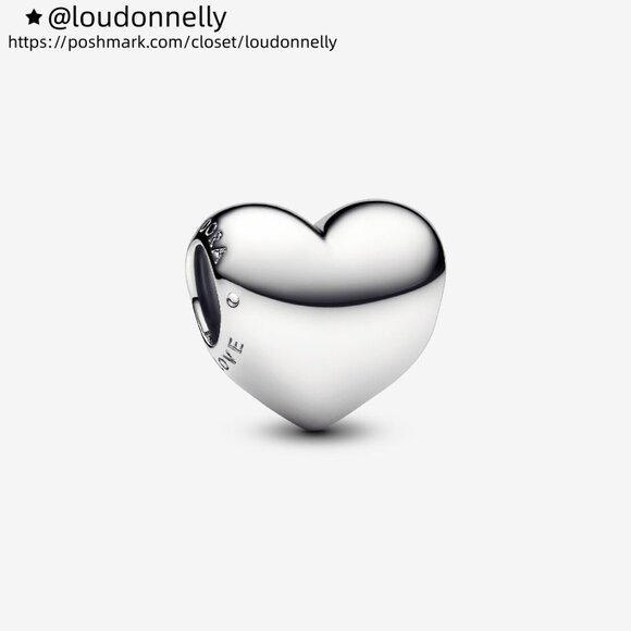 Pandora Be Love Engravable Heart Charm - Picture 1 of 8